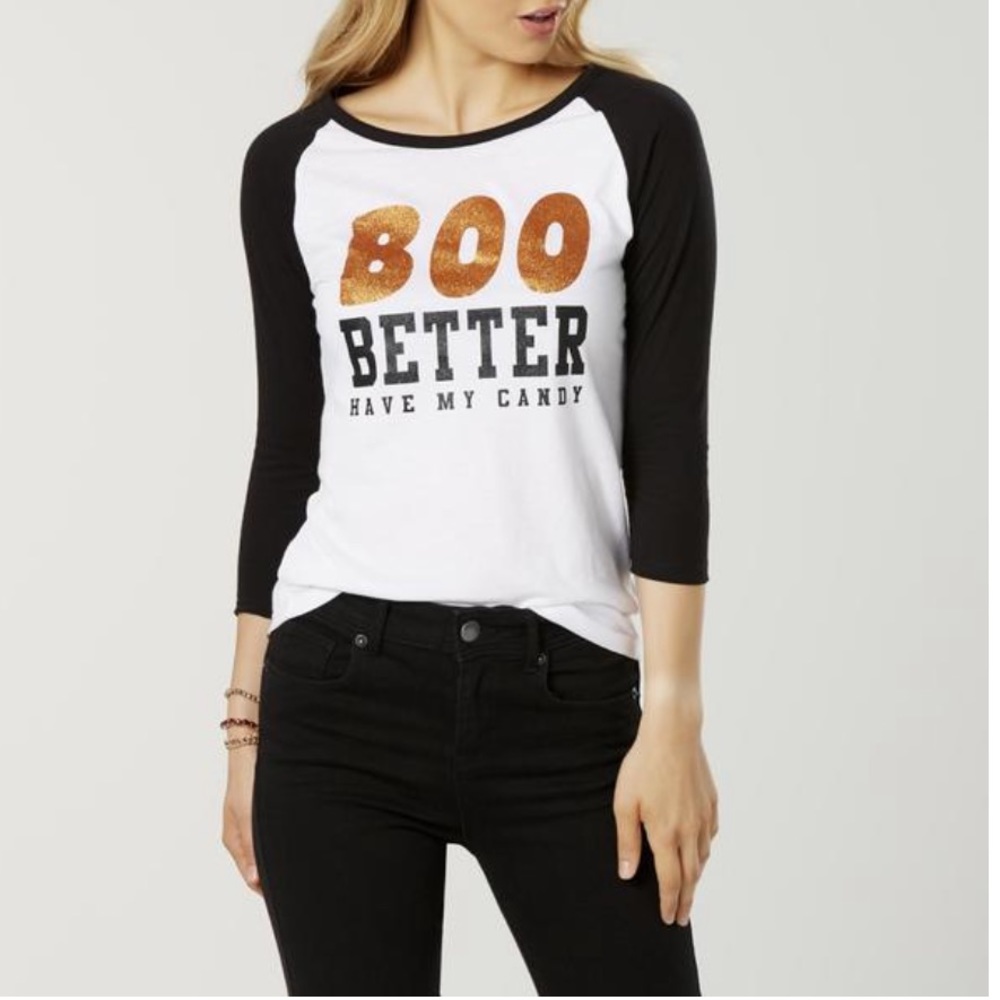 Halloween Graphic T-shirt Boo better have my candy